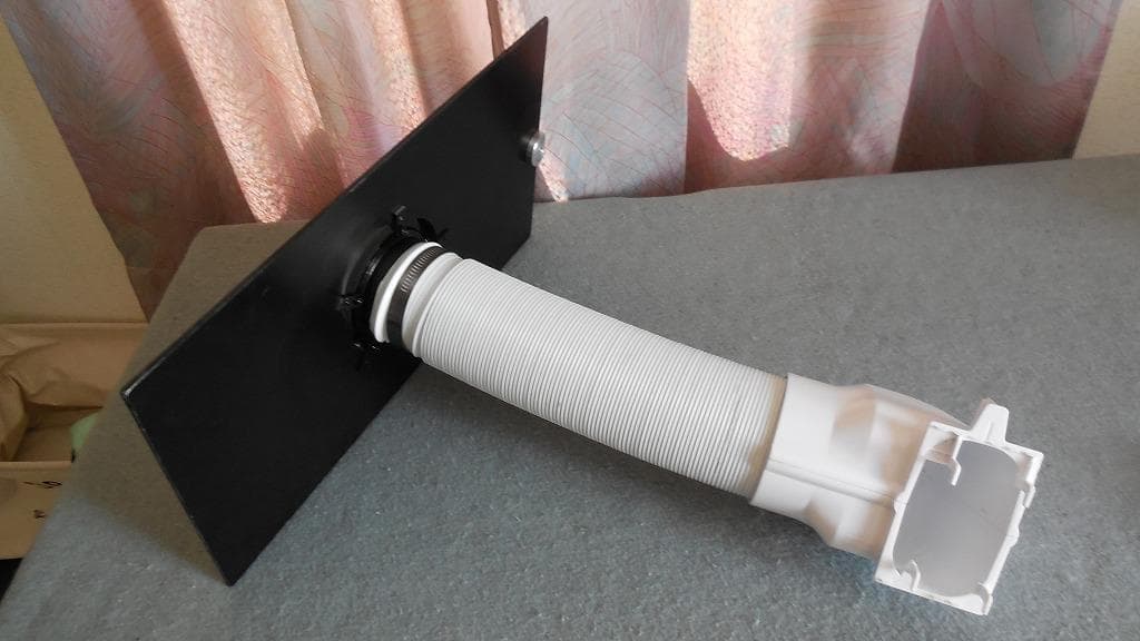 アイリスクーラー ICP-0301G排気ダクト付ハイエース２００系4型以降小窓用