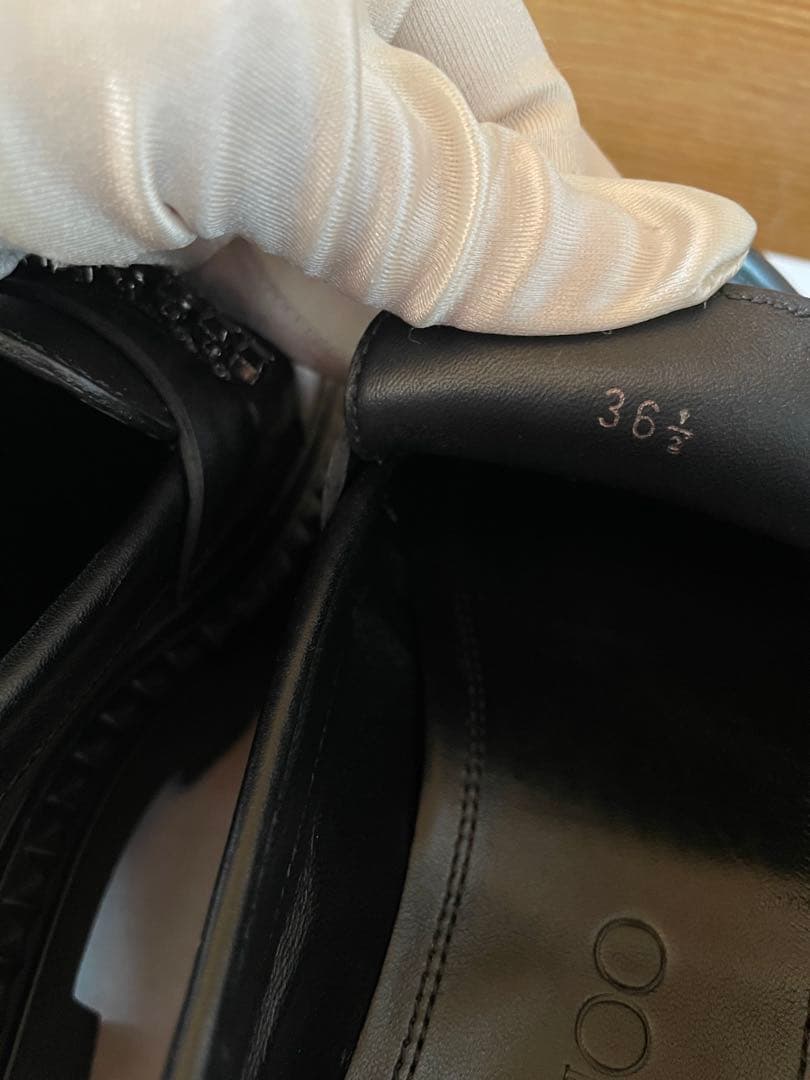 【JIMMY CHOO】Bryer 厚底ローファー　36.5