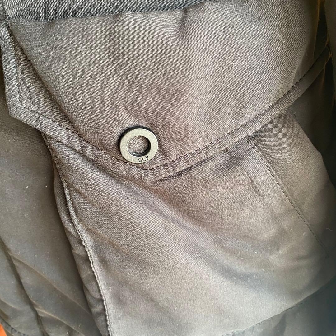 SLY N3B ファーモッズコート 平成 y2k フェアリーグランジ ダークコア