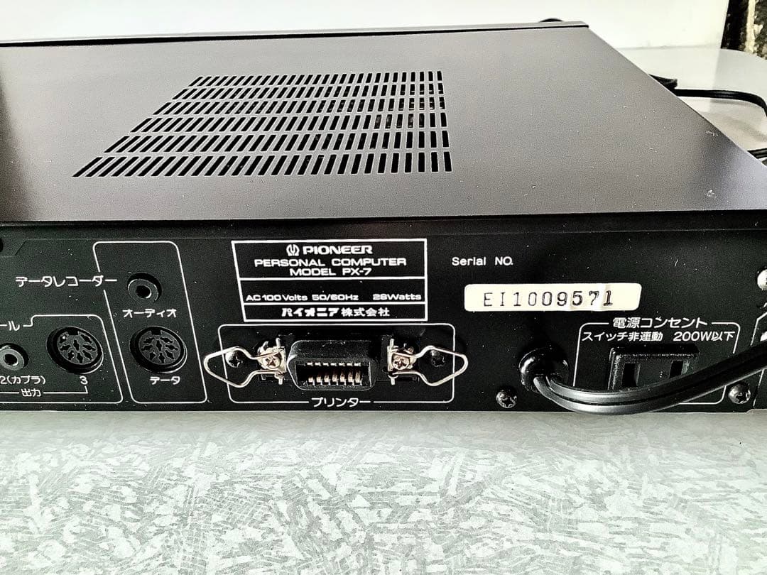 さ*♪様 パイオニア　MSX PC palcom PXー7 Black レトロP