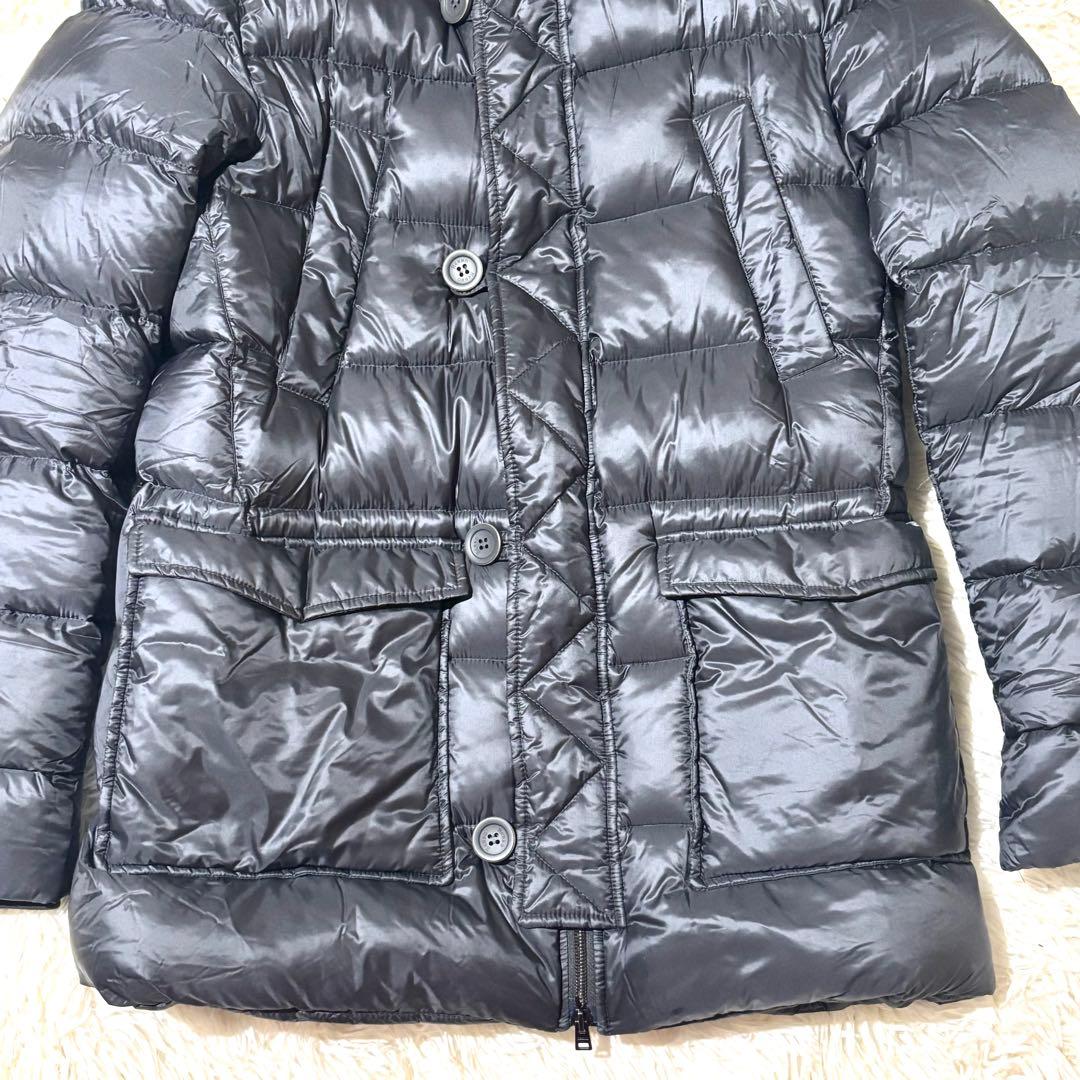 HERNO ヘルノ N-3B ダウンジャケット 48 ブラック フーディー