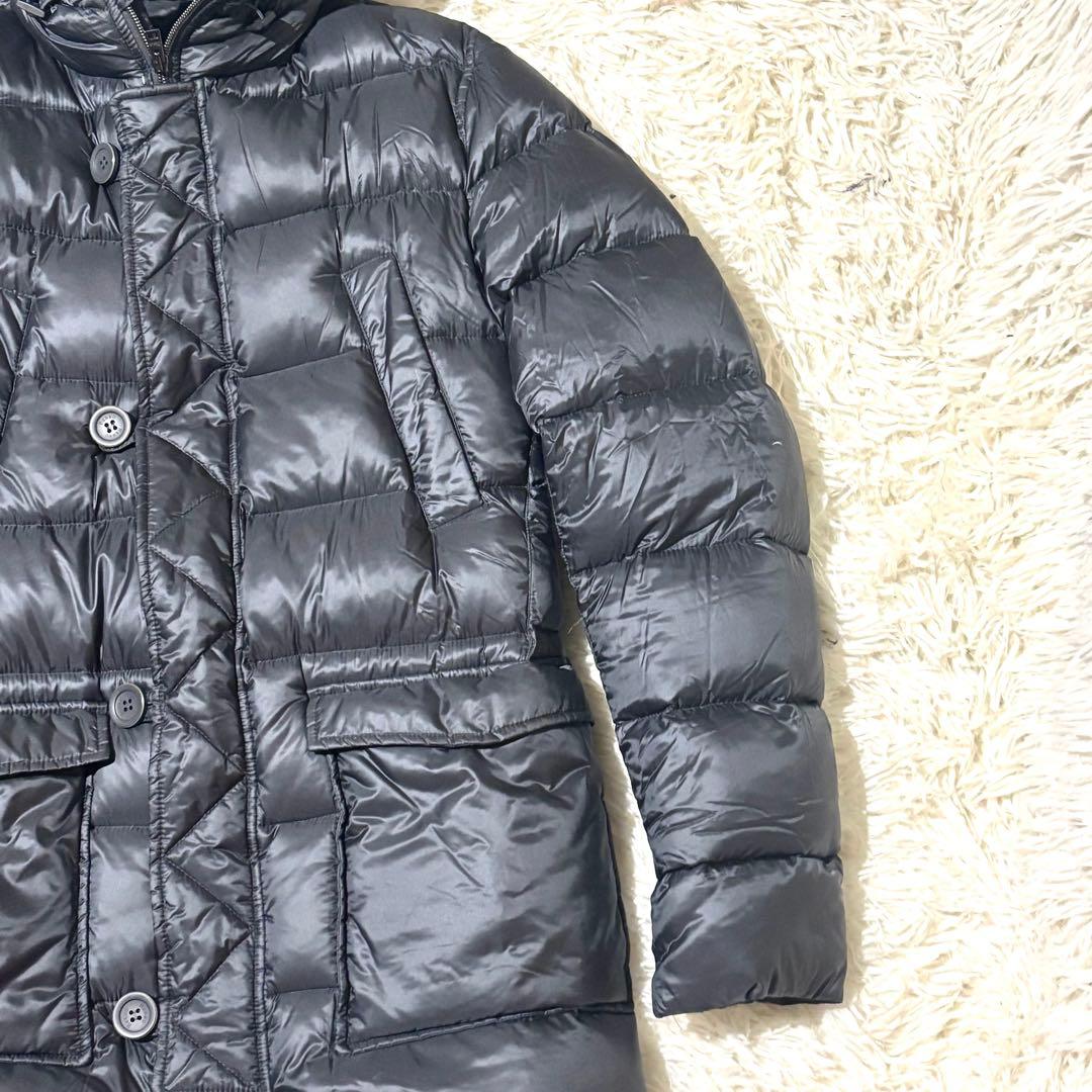 HERNO ヘルノ N-3B ダウンジャケット 48 ブラック フーディー