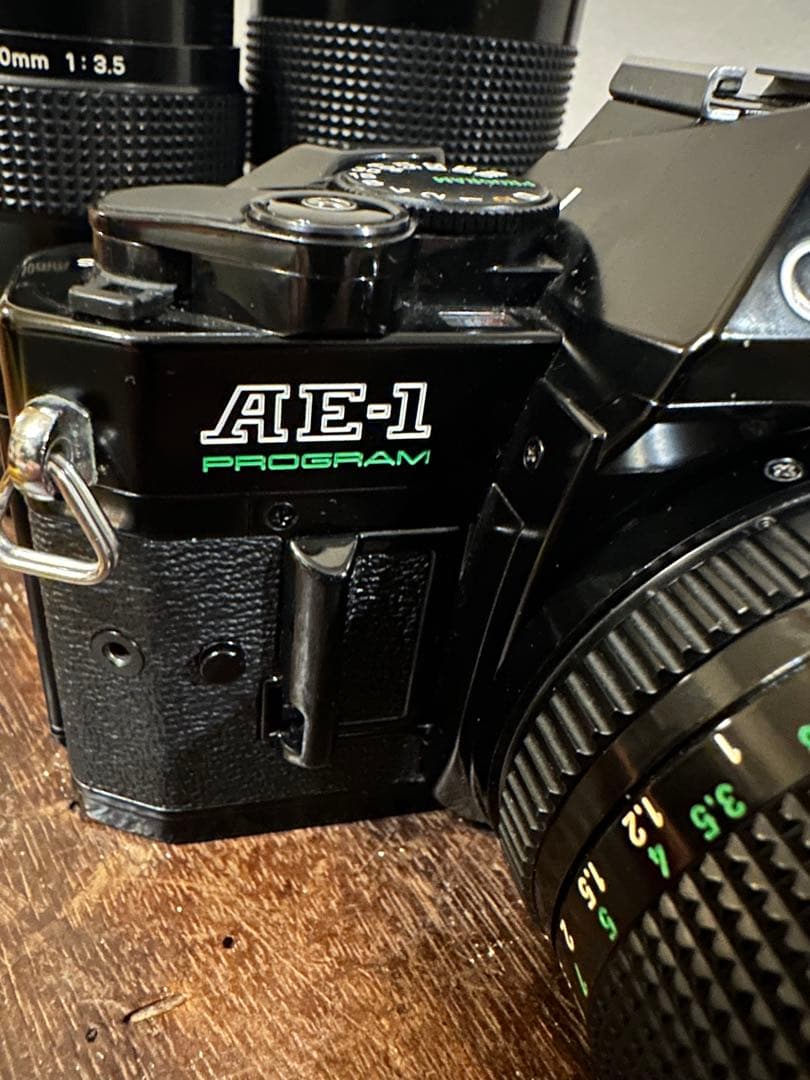 Canon AE-1 Program黒＋FD豪華レンズ4本