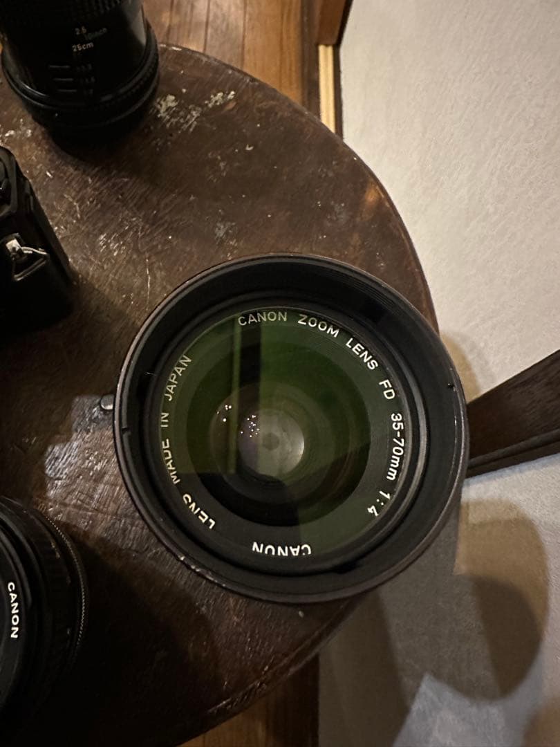 Canon AE-1 Program黒＋FD豪華レンズ4本