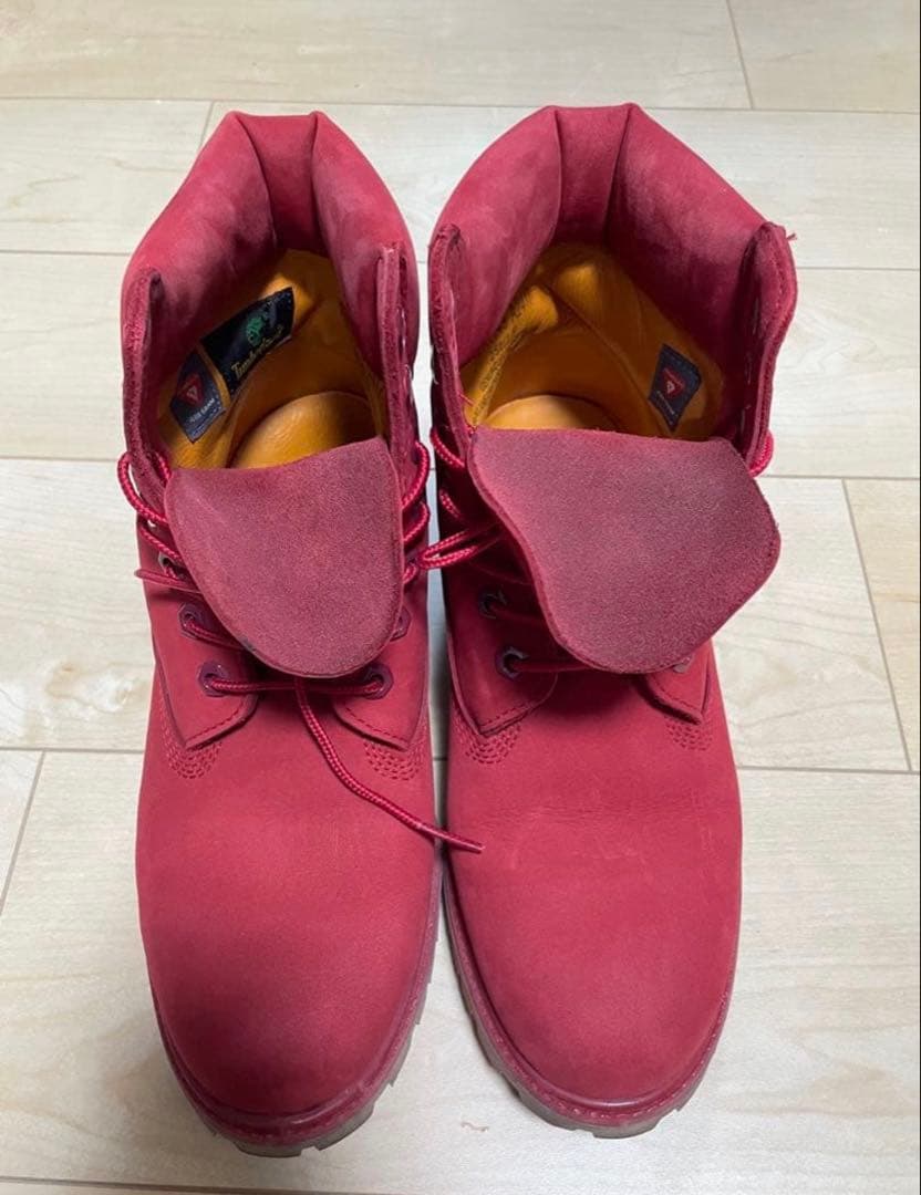Timberlandブーツ 赤 レッド