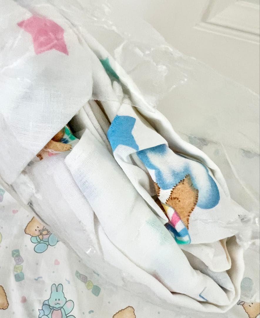 Teddy Beddy Bear ✩︎ カーテン　ビンテージ　生地　シーツ　くま