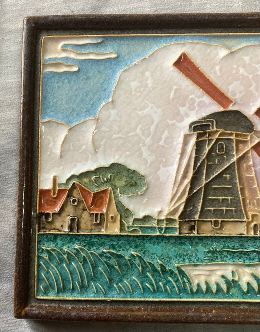 ジャンク品 ロイヤルデルフト タイル アンティーク雑貨