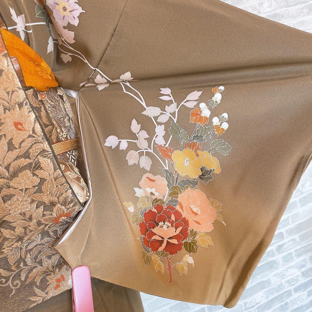 訪問着　フルセット　四季折々　咲き誇る花々　入学式　卒業式　着物　L3