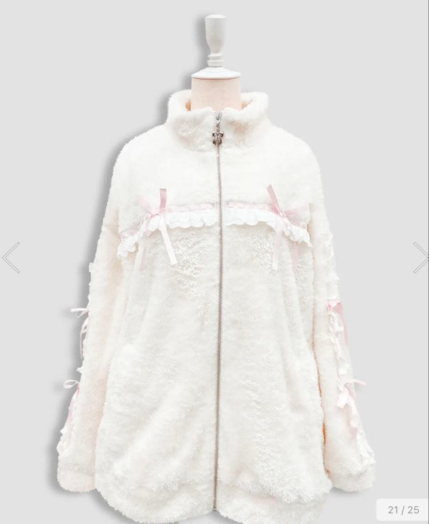 Honey Cinnamon ボアアウター ホワイト 新品未開封 完売品