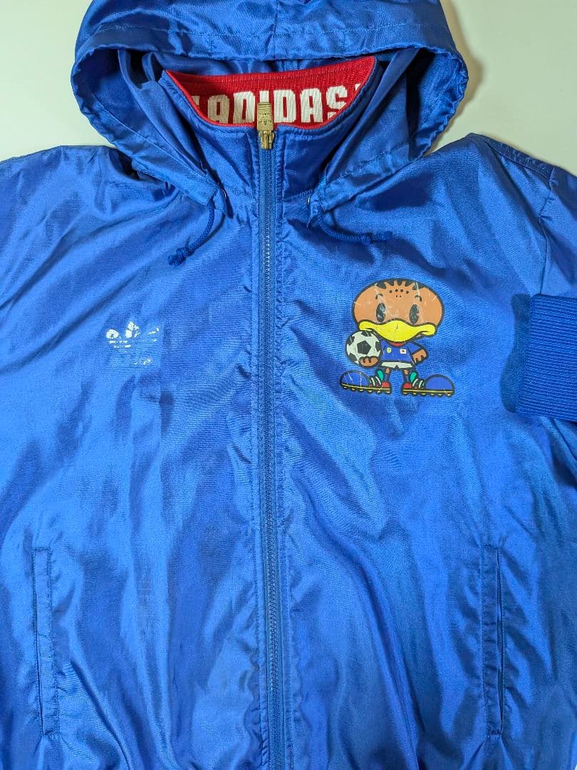 90s adidas 1992年アジアカップ広島 公式 ウインドブレーカー Ｏ