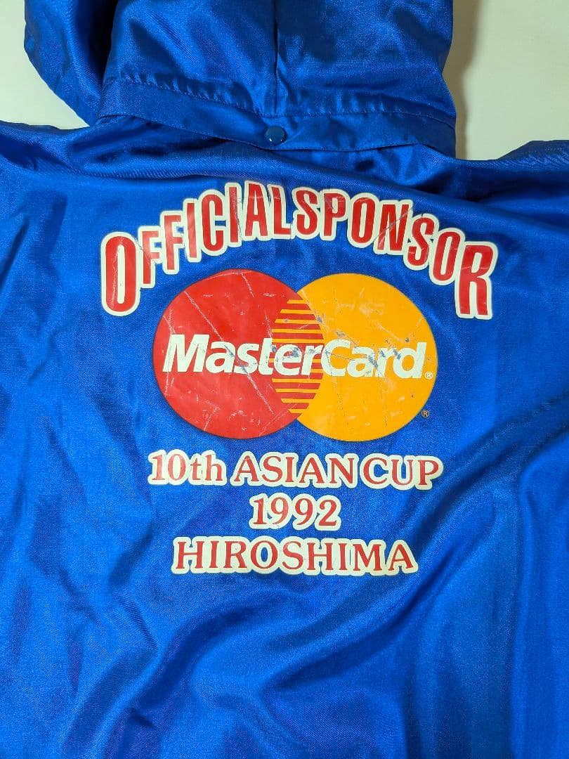 90s adidas 1992年アジアカップ広島 公式 ウインドブレーカー Ｏ
