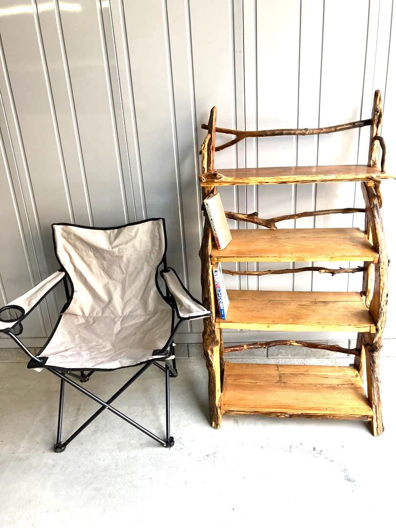 流木本棚4段ハンドメイド