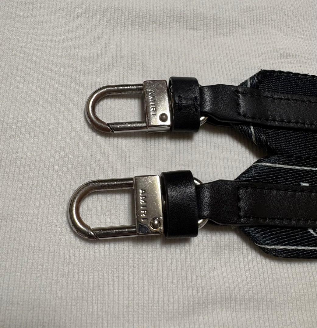 AMIRI アミリ キャンバス クロスボディバッグ