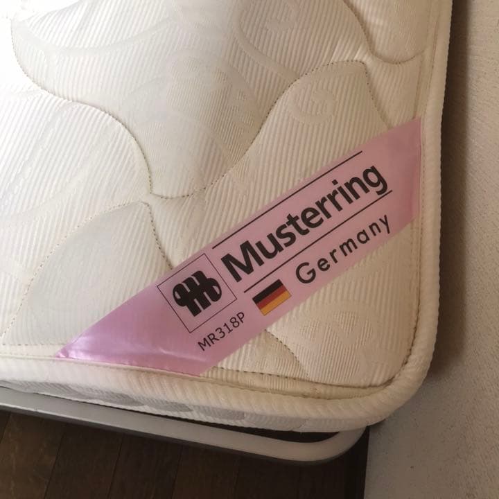 マットレス ◆直輸入◆ムスタリング ダブル アイシン精機 ベッドフレーム 手渡