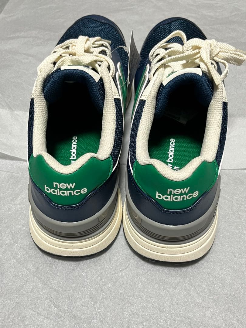 New Balance ネイビー/グリーン スニーカー