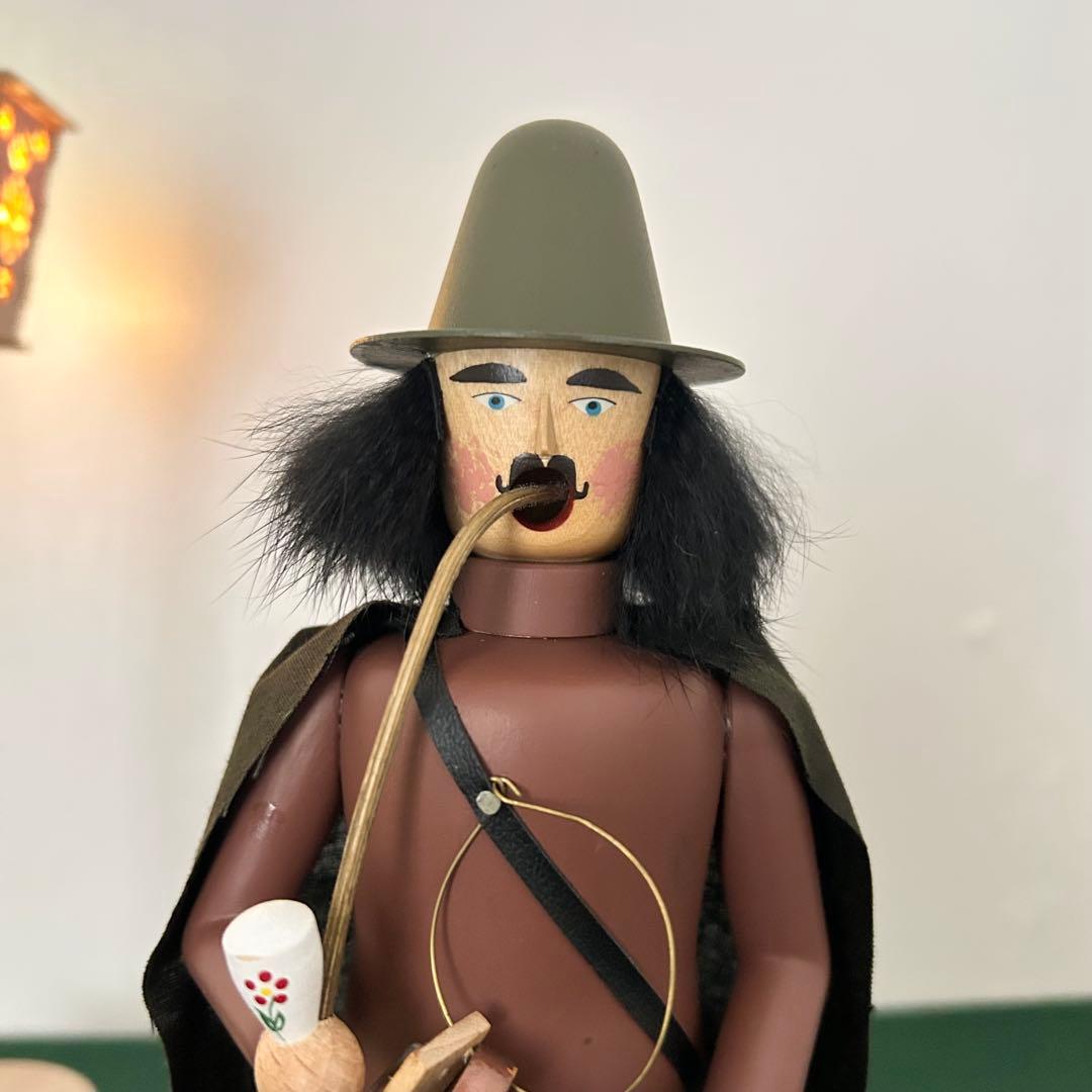 希少☆彡Klaus Merten クラウスメルテン工房　パイプ人形　煙出し人形