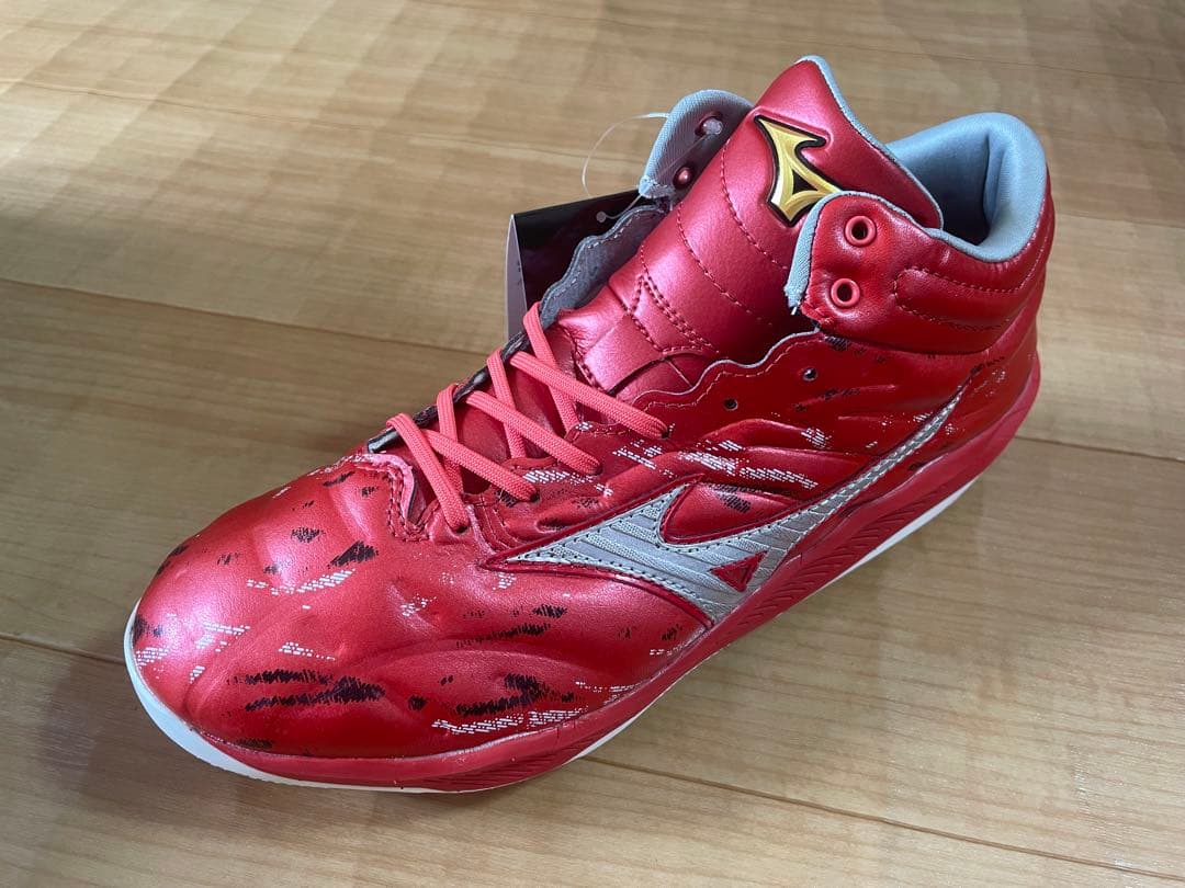 Mizuno 野球スパイク レッド