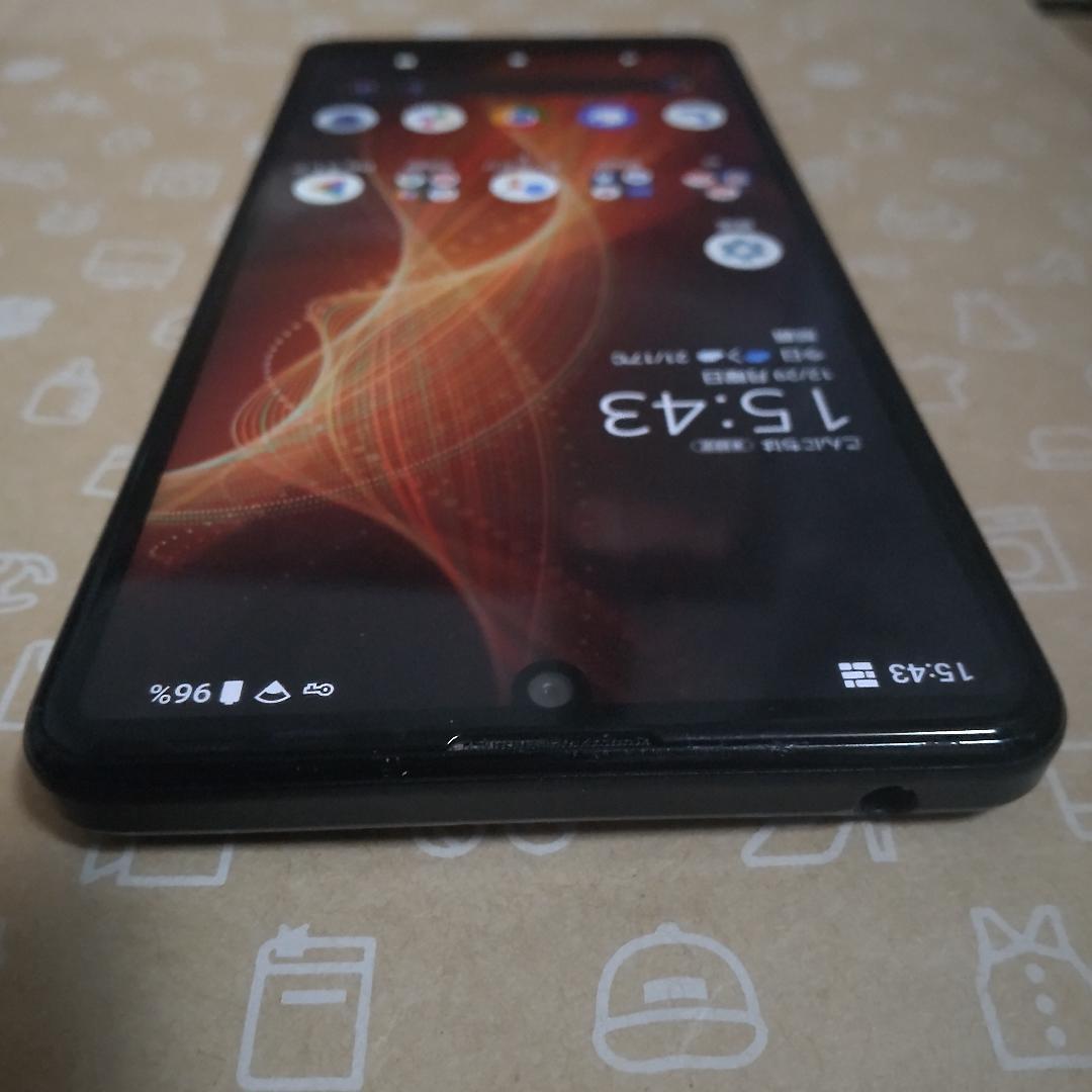 AQUOS sense5G SHG03 バッテリー75% ブラック