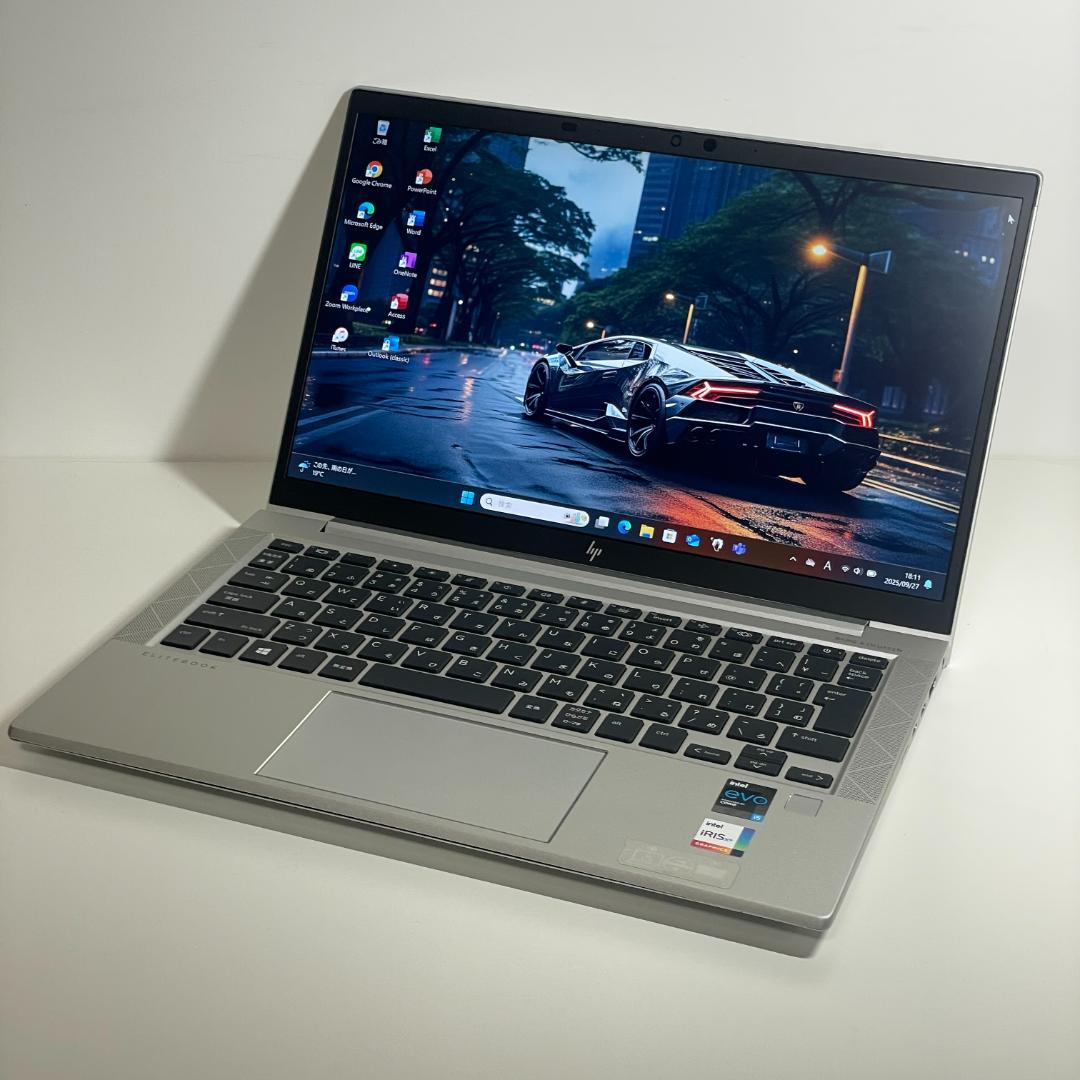 第11世代 i5 EliteBook 830G8 HP 薄型軽量 K58