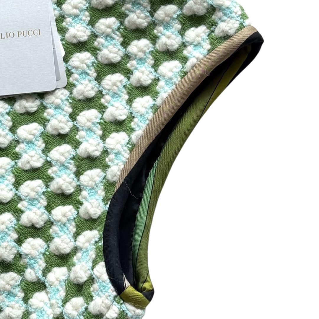 現行【新品未使用】エミリオプッチ ブークレツイード アルパカ ワンピース ドレス