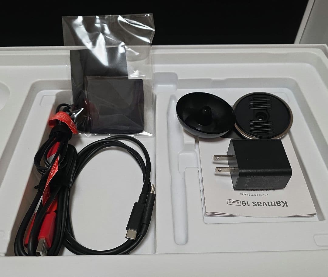 【美品】 huion KAMVAS 16 Gen3 液晶ペンタブレット本体