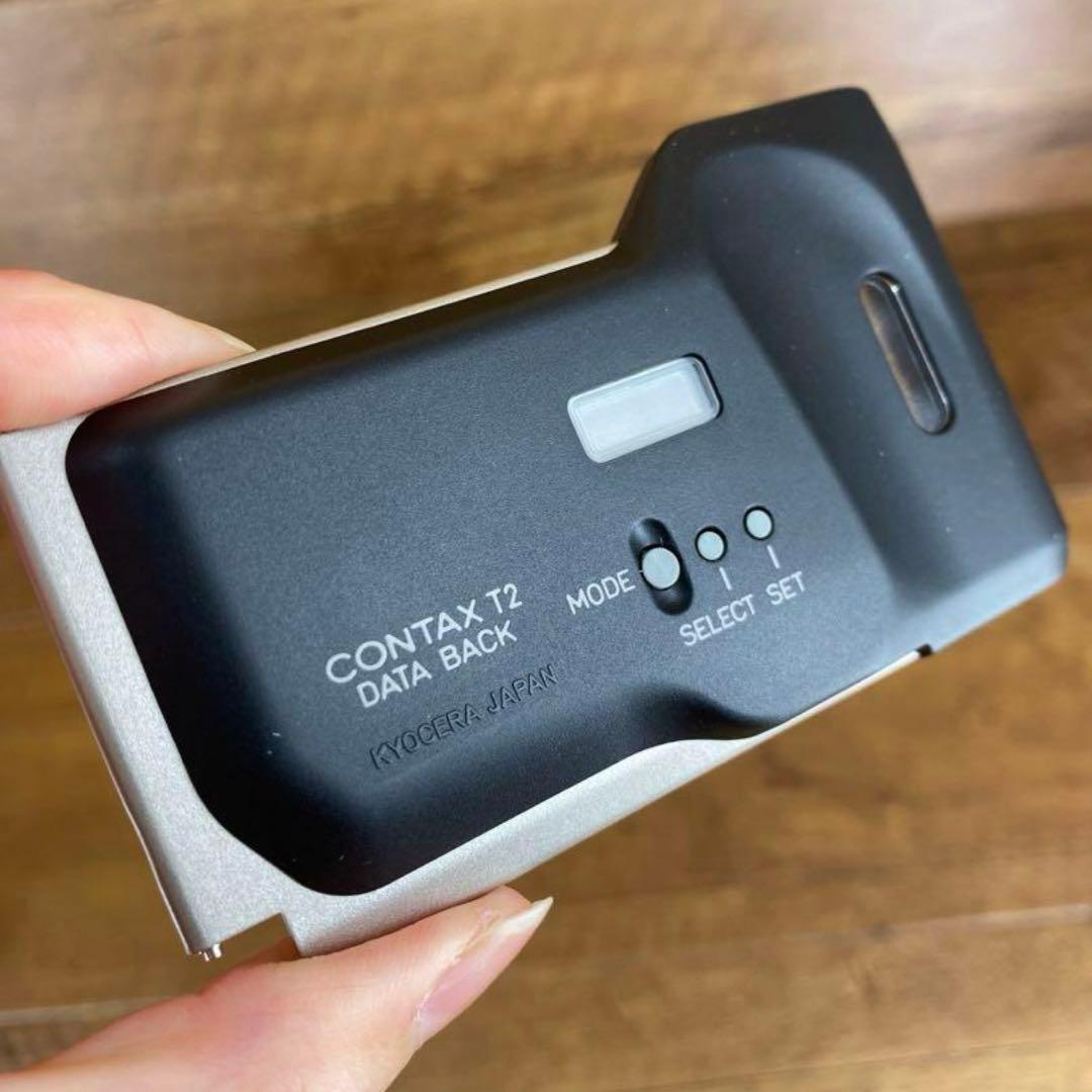 【美品】CONTAX コンタックス　T2 データバック　裏蓋　　　　　G265