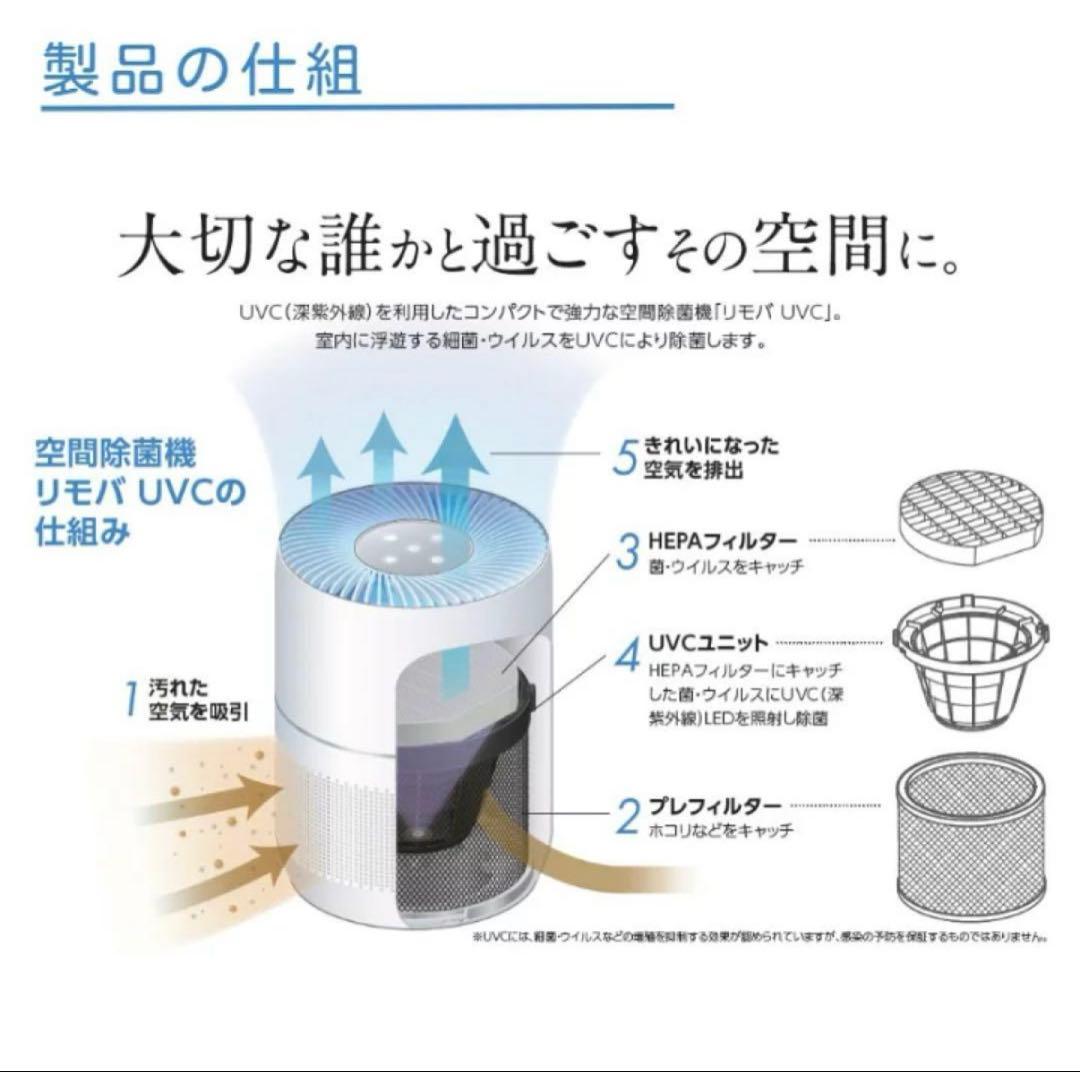 Remoba UVC 空間除菌機 REMOBA-UVC-01