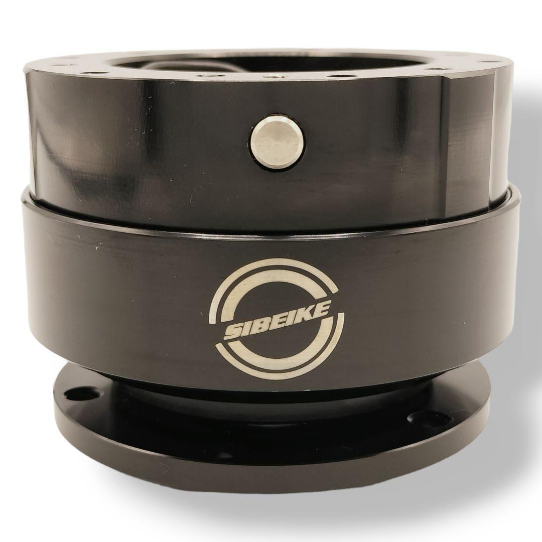【ブラック】SIBEIKE クイックリリース レンチン音鳴る ステアリング