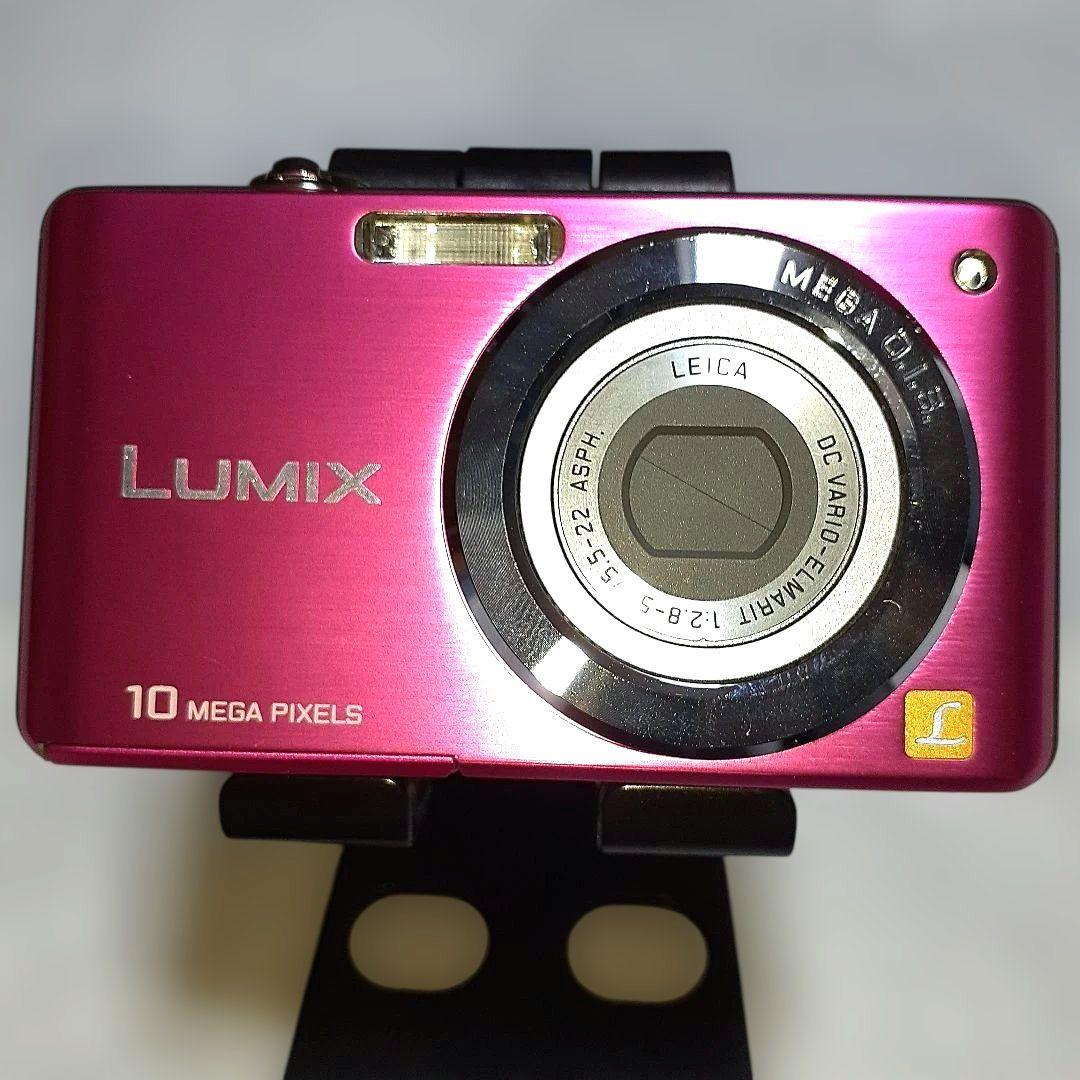 PanasoncLUMIX ピンクデジタルカメラ 10メガピクセル