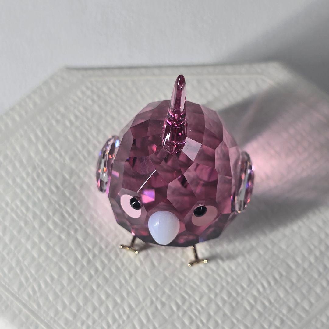 【人気✨】SWAROVSKI　スワロフスキー　ピンク　オカメインコ