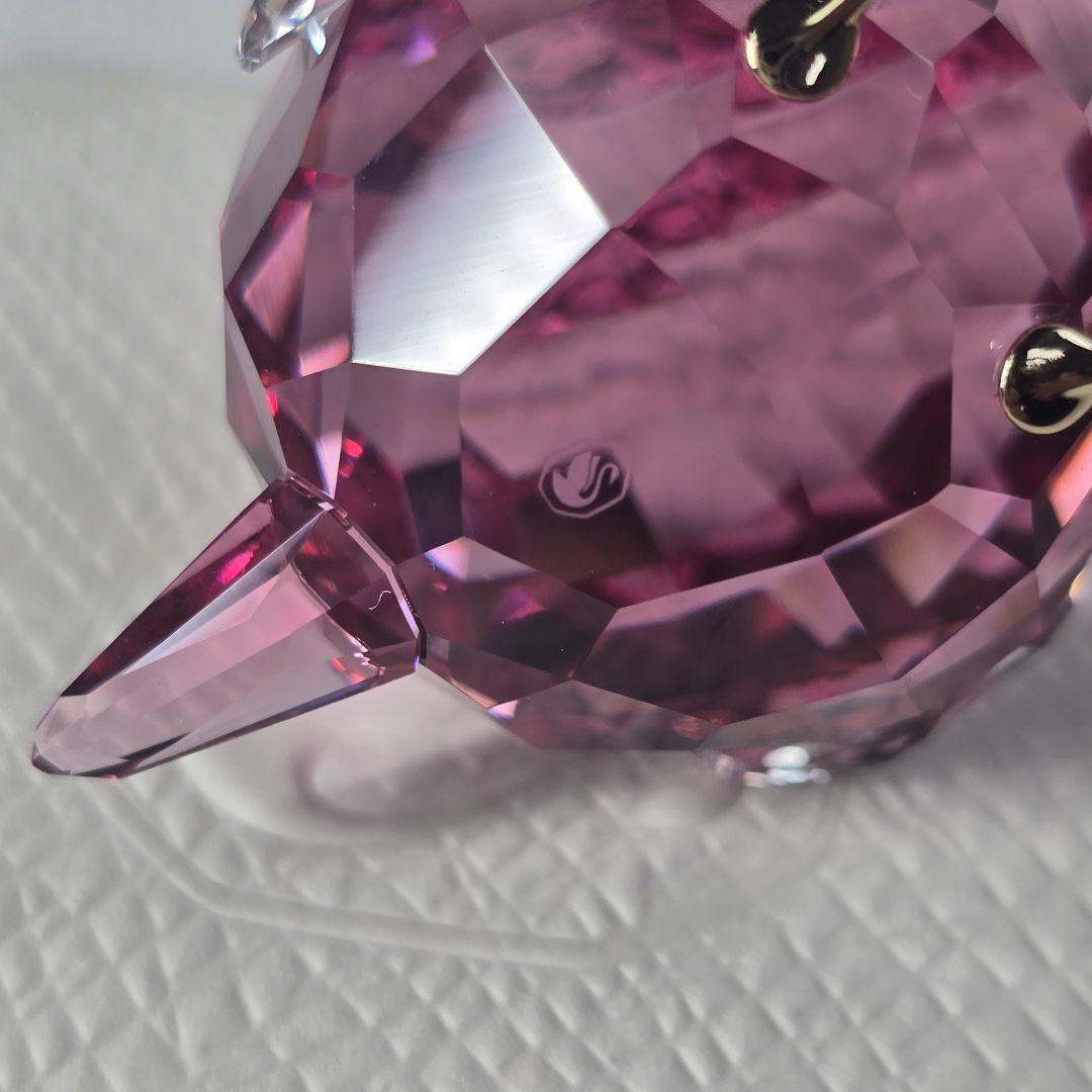 【人気✨】SWAROVSKI　スワロフスキー　ピンク　オカメインコ