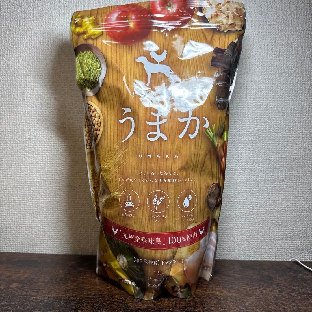 プレミアムドッグフード うまか（UMAKA）1.5kg ×6袋セット