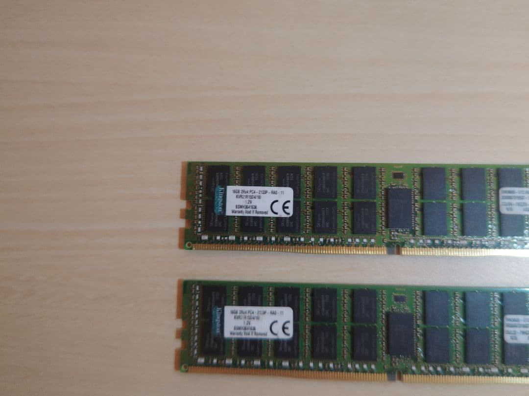 ◇Kingston PC4-2133P-RAD-11 16GB×2 合計32GB