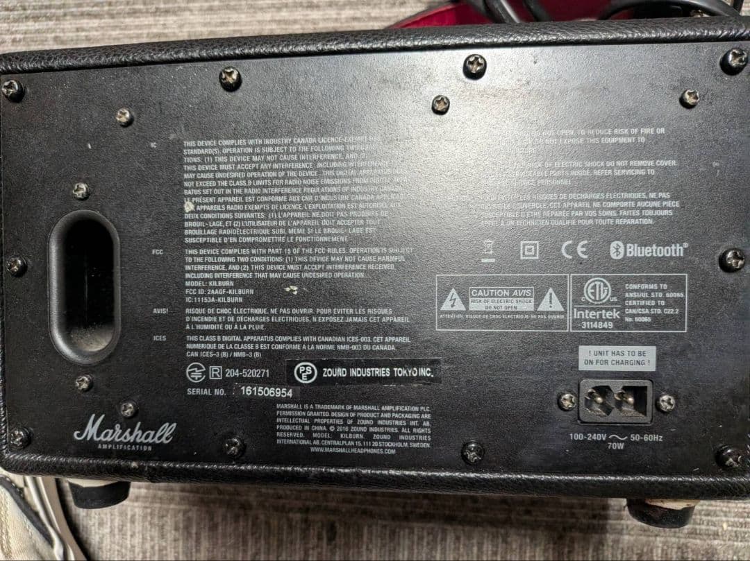 Marshall Kilburn Bluetoothスピーカー