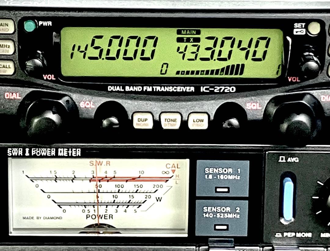 ICOM IC-2720D 50w トランシーバー アマチュア無線機