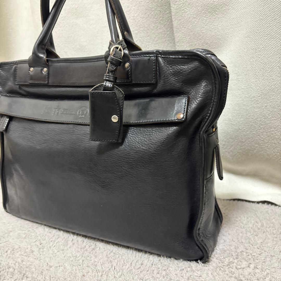 Felisi 8637/3 オールレザー ブリーフケース 黒 フェリージ