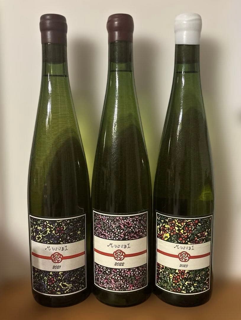 日本ワイン　ドメーヌブレスMUSUBI 21、22 、23、十二単23×1本