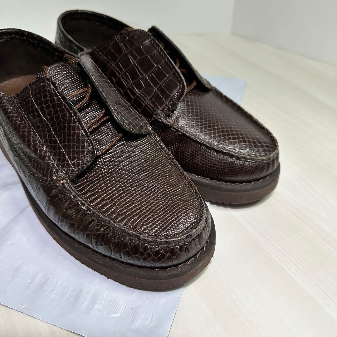 ほぼ未使用☆SEBAGOコラボ☆レザーシューズ☆EU43☆ブラウン