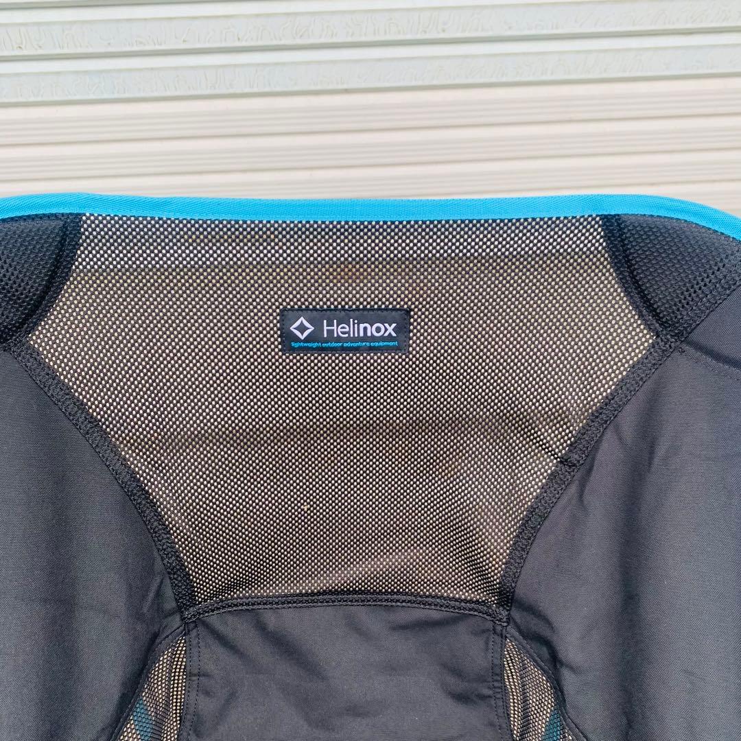 Helinox アウトドアチェア ブルー　ブラック