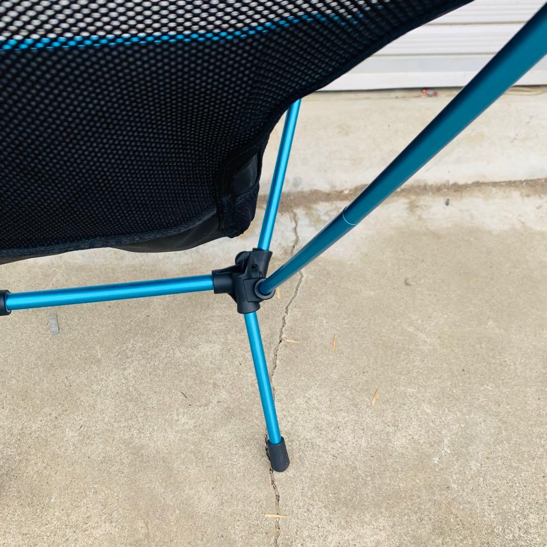 Helinox アウトドアチェア ブルー　ブラック