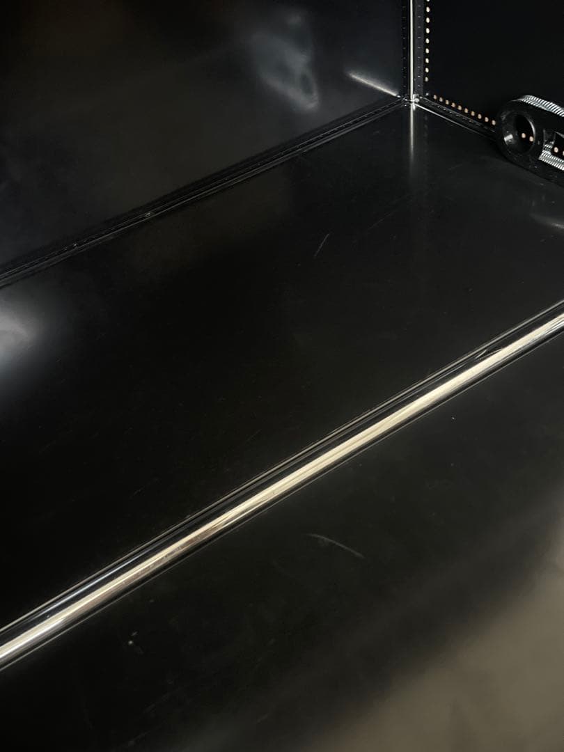 11月15日まで出品 USMハラー　グラファイトブラック　2段シェルフ