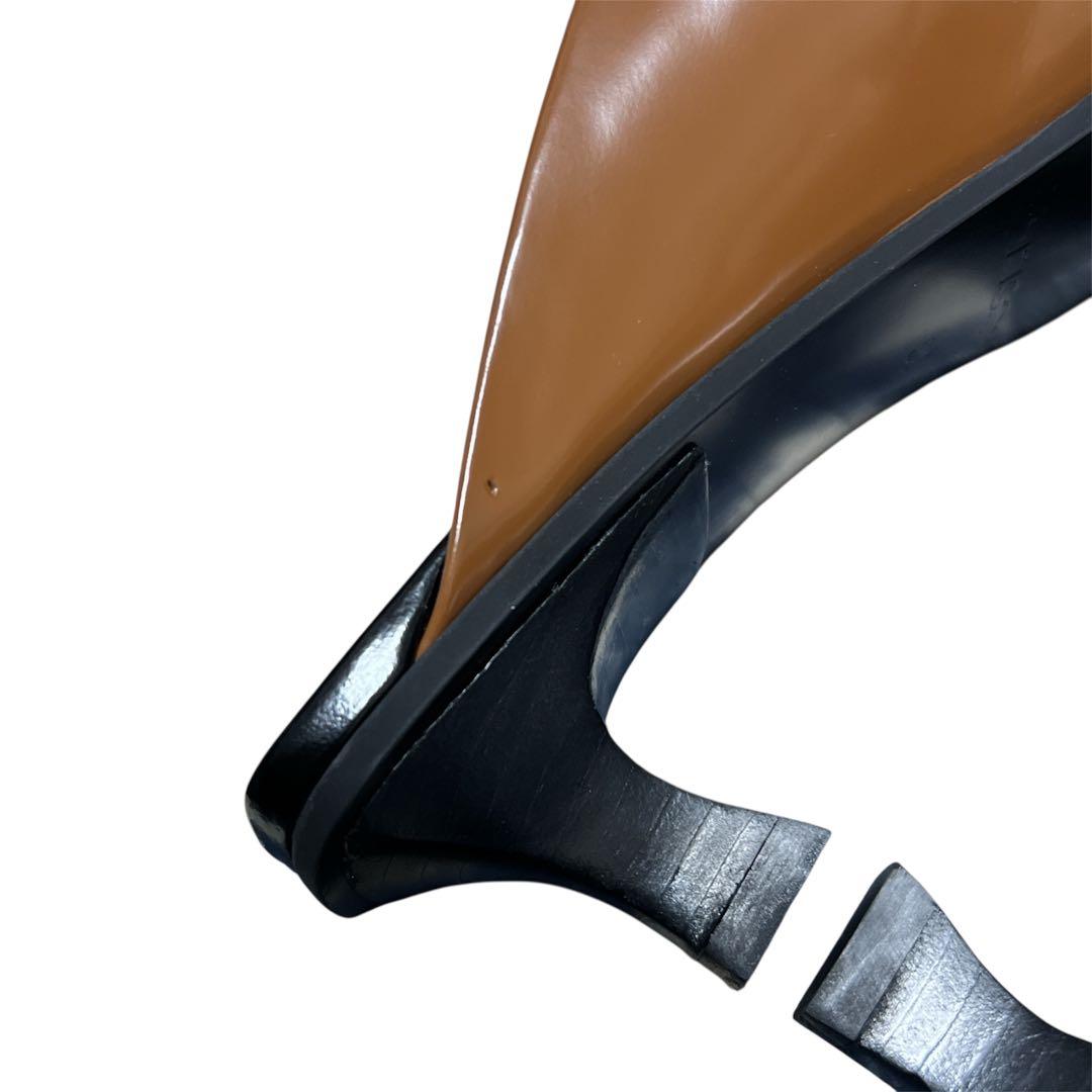 【美品】DIESEL ミュール 本革 キャメル 希少 24.5cm ブラウン