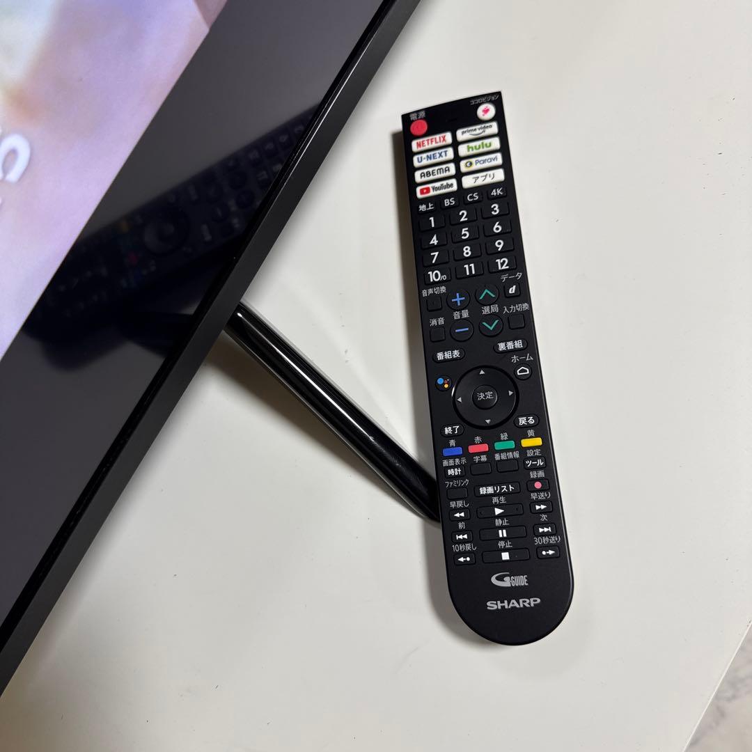 極美品 SHARP 2022年製 42V型4K液晶テレビ Bluetooth対応