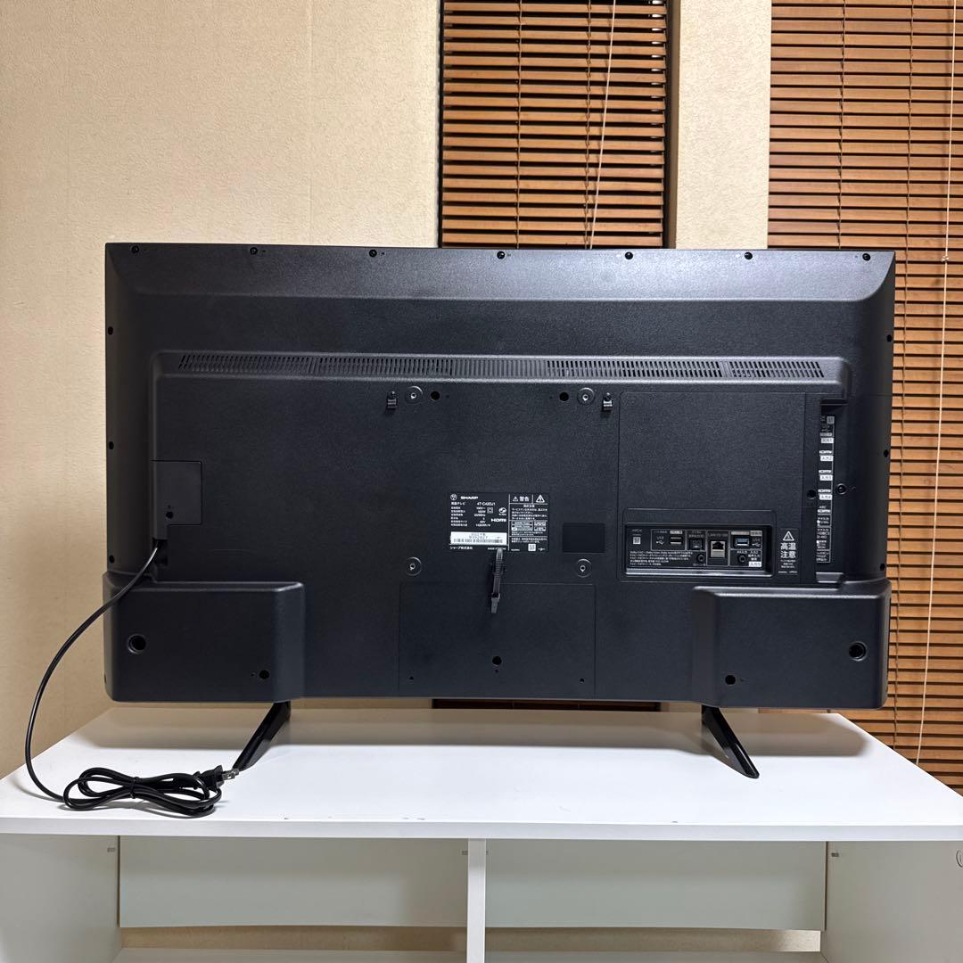 極美品 SHARP 2022年製 42V型4K液晶テレビ Bluetooth対応