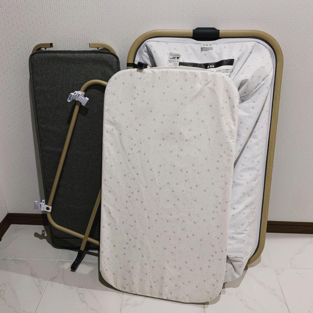 【♡美品♡】HZDMJ 折りたたみベビーベッド⭐︎