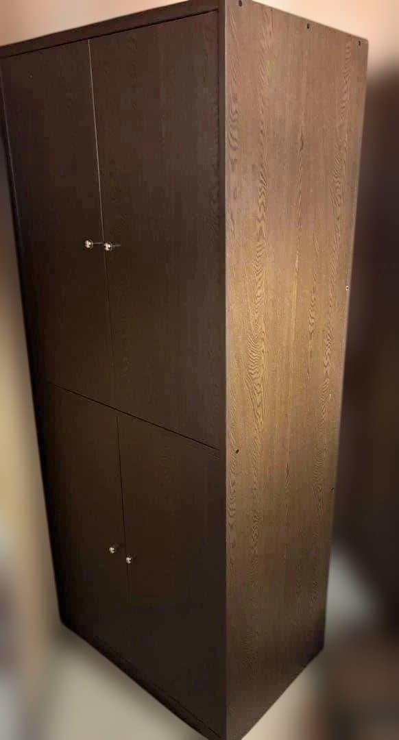 クローゼット 収納棚 洋服タンス ワードローブ ハンガーラック付