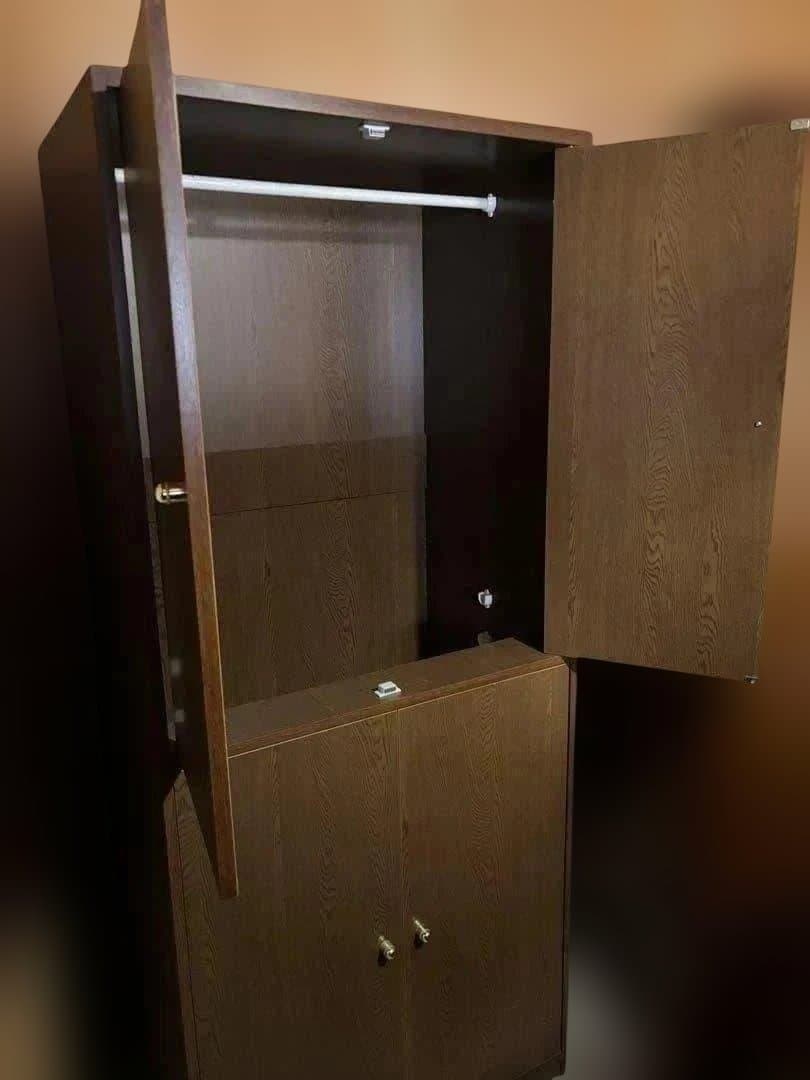 クローゼット 収納棚 洋服タンス ワードローブ ハンガーラック付