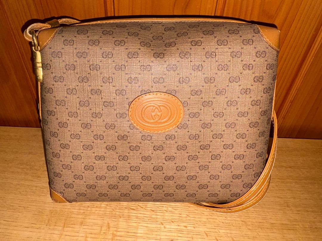 OLD GUCCI GGパターン ショルダーバッグ　オールドグッチ