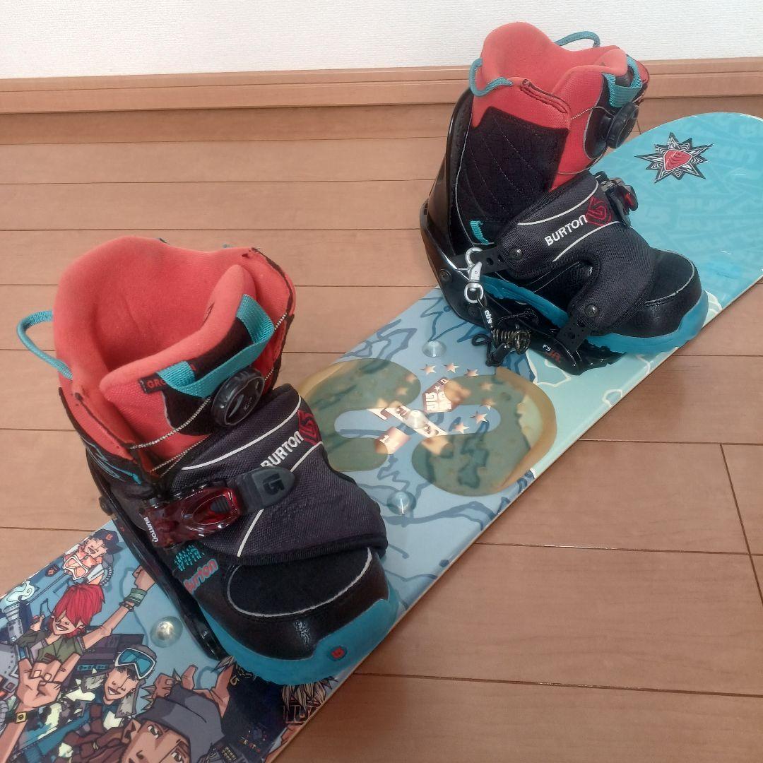 子供用 スノーボード セット 21cm 手渡し可能 BURTON バートン