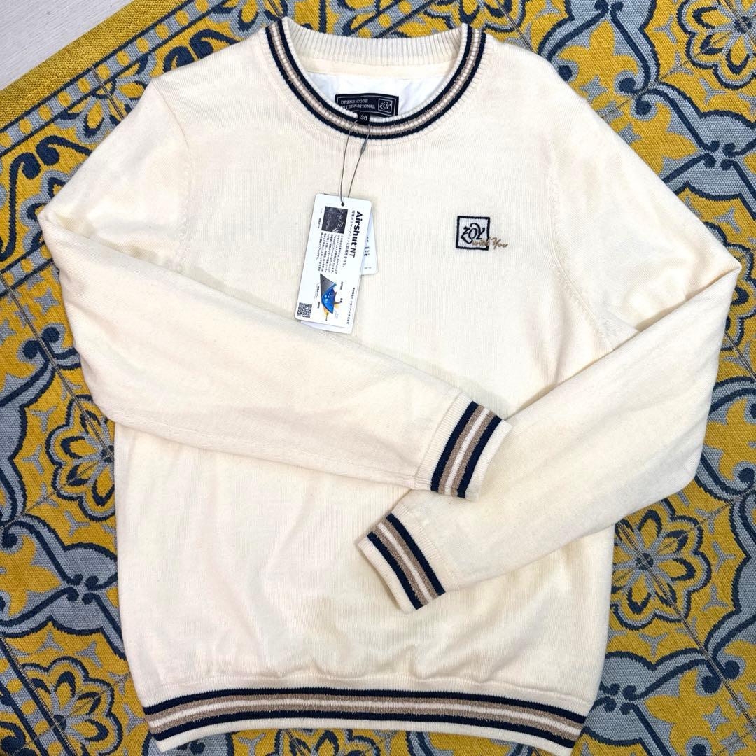 新品36 ZOYゾーイホワイト系セーター